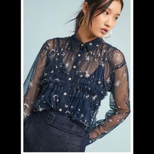 Anthropologie x Eva Franco Celestial Dream Blouse